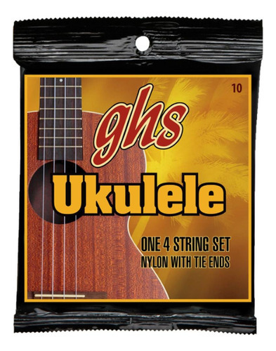 Encordoamento Nylon Ukulele With Tie Ends - Ghs