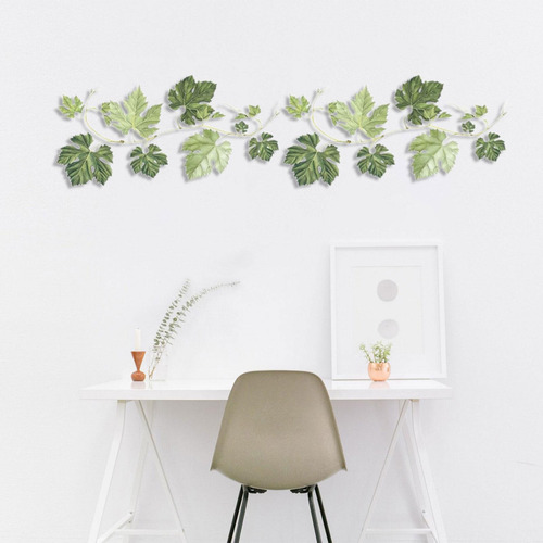 Decoración De Arte De Pared De Hojas , Calcomanía De Pared