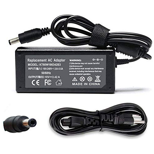 Cargador De Ca De 19v 3.42a Y 65w Compatible Toshiba Sa...