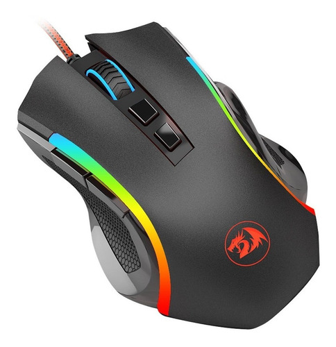 Mouse Gamer Redragon M607 Griffin, Rgb, 7200dpi, 8 Botones