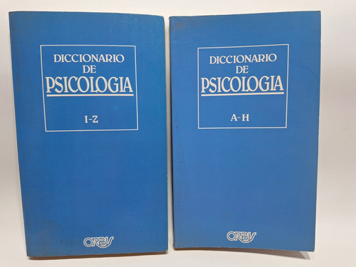 Antiguo Diccionario De Psicologia Tomo I Y I I Le318