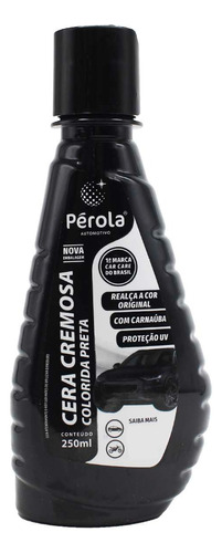 Cera Cremosa Colorida Preto Perola 250ml