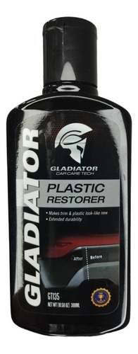 Gladiator Restaurador De Plastico 0.300 Ml