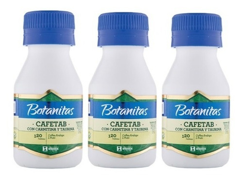 3 Cafetab Con Carnitina - Unidad a $550