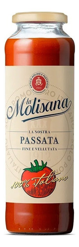 Salsa Passata Tomate La Molisana Italia 690gr 100% Pomodoro 