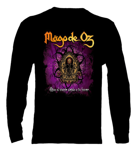 Polera Manga Larga Mago De Oz - Ver 23 - Que El Viento Sople