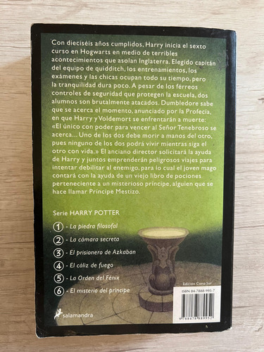 Harry Potter Y El Misterio Del Príncipe - J. K. Rowling