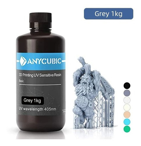 Imagem 1 de 1 de Resina Anycubic 405nm 1 Litro Diversas Cores Pronta Entrega
