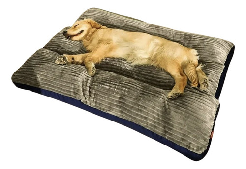 Cama Colchon Premium Con Cierre Mascotas Perros Xxl 120 Cms