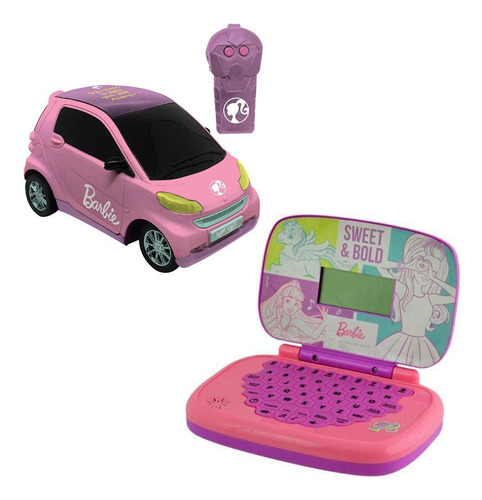 Kit Vehiculo Beauty Pilot de 3 funciones y portátil Barbie