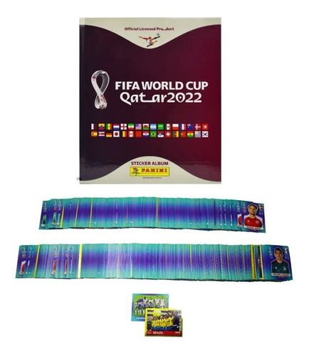 Álbum Panini Mundial Qatar 2022 Completo Pasta Dura A Pegar