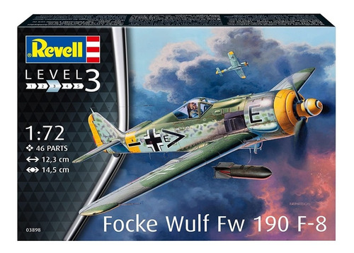 Maqueta Revell - Avión Focke Wulf Fw 190 F-8 - 1/72