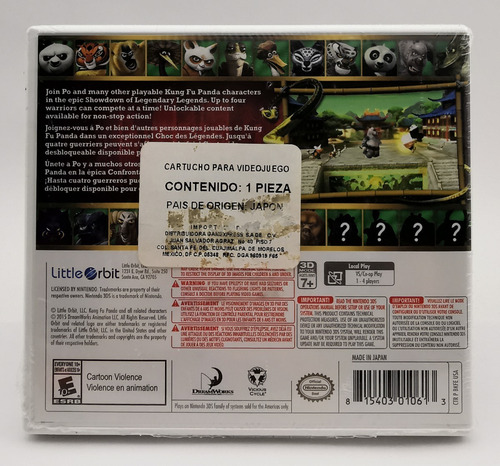Kung Fu Panda Showdown Of Legendary Legends 3ds R G Gallery