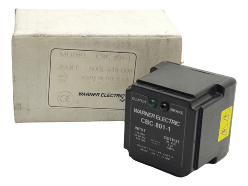 Warner Electric Cbc-801-1 Clutch/brake Control 90vdc Ccs