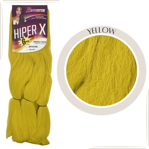 Jumbo Super Hiper X 400 Gramas Cor Amarelo #yellow