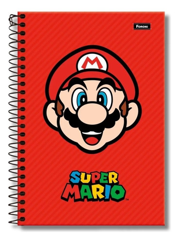 Cuaderno Triple Nintendo 120 Hojas Mario Bros - Foroni Color