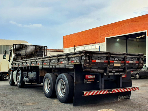 Volvo Vm 330 Ishift Leito Bitruck Ar Cond Carroceria Madeir