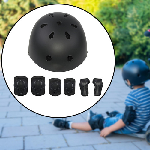 7x Equipo De Protección Bicicleta Entrenamiento Patinaje