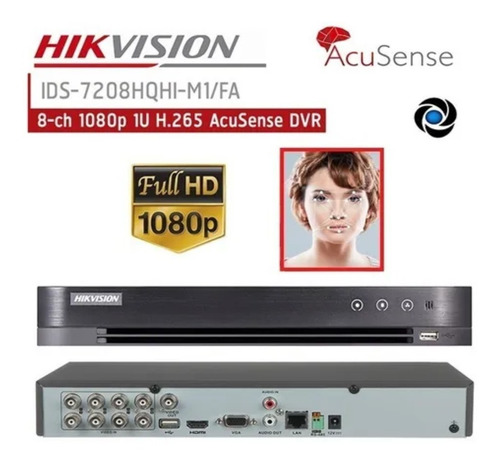 Imagen 5 de 10 de Kit Hikvision Full Hd 1080p Dvr 8ch + 8 Camaras 2mp Ext +1tb