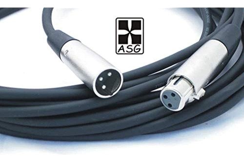 Cable De Microfono - 100 , Conectores Negros De Xlr A Xlr