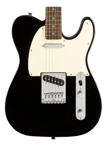 Guitarra eléctrica Squier by Fender Bullet Telecaster de álamo black poliuretano brillante con diapasón de laurel indio
