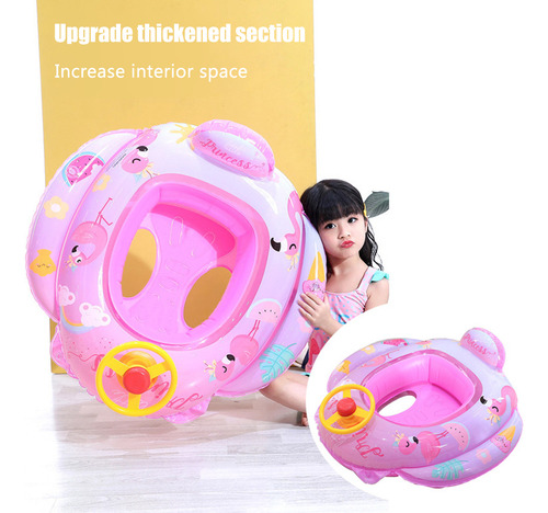 Flotador Inflable Con Volante Para Bebé