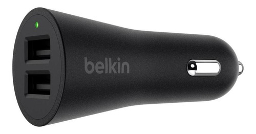 Imagen 1 de 4 de Cargador Carro Belkin Con 2 Puertos Usb-a + Cable Usb-a A Li