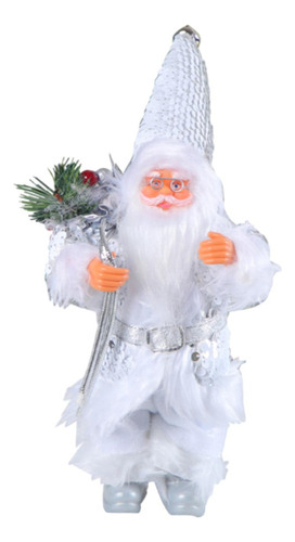 Figuritas Navideñas De Papá Noel, 26 Cm, Interior Y