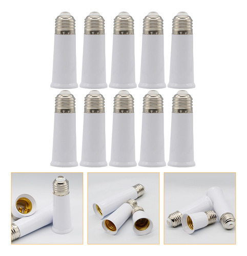 Adaptador De Enchufe Para Bombilla E27, Soporte De Tornillo