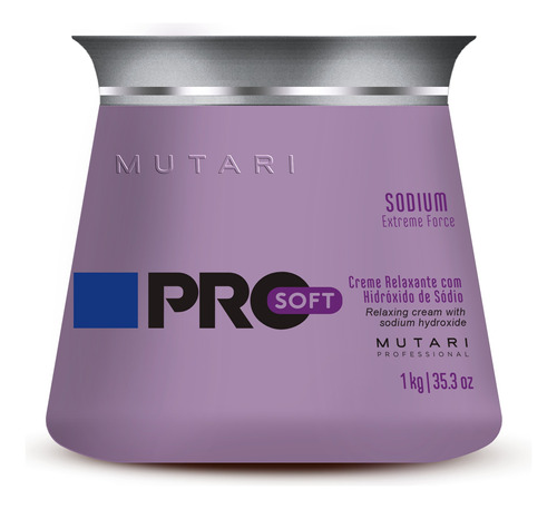 Sodium Creme Relaxante Potão X-force Mutari Pro Soft Alisa