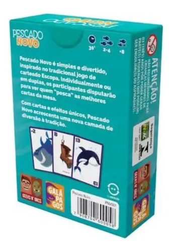 Galápagos Jogos Pescado Novo - Card Game