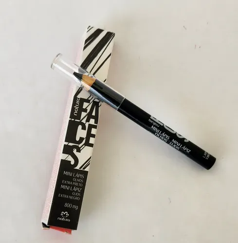 Natura Faces Mini Lápis Para Olhos Cor Preto 800mg | MercadoLivre
