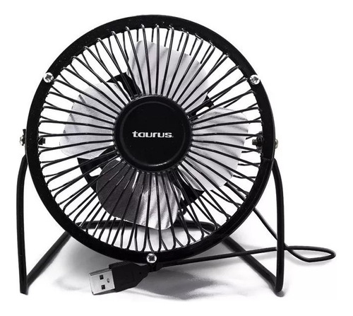 Ventilador De Escritorio Usb Pequeño Aspas De Metal 14cm