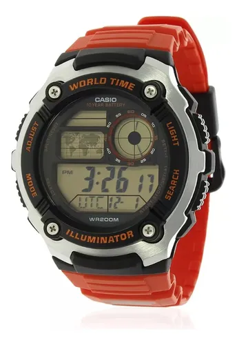 Reloj de pesca casio sale