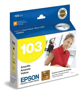 Cartucho Epson T103 Amarillo - T1110 T40w Tx515fn Tx600fw