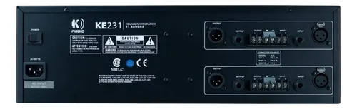 Equalizador K-audio Ke-231 Chave De Bypass 31 Bandas | MercadoLivre