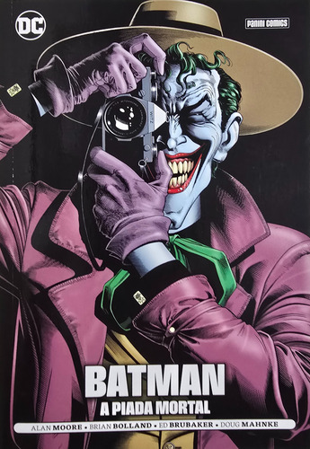 Batman A Piada Mortal Dc De Bolso De Alan Moore E Ed Brubaker Ed. Panini Hq (Usado)