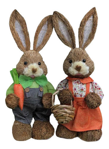 Dibujos Animados 1 Par De Pie De Pascua Estatuilla Estilo B