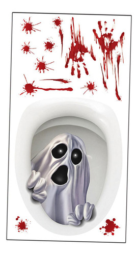 L Pegatina For Asiento De Inodoro De Halloween, Pegatina