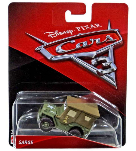 Cars 3 - Sarge - Disney Pixar - Original Mattel 