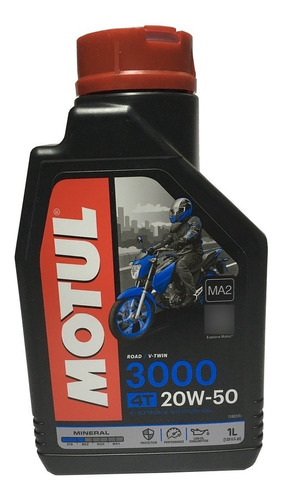 Aceite Para Moto Motul 3000 4t 1litro