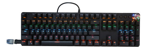 Teclado Usb Mecánico Para Juegos Bajeal 902, 104 Teclas