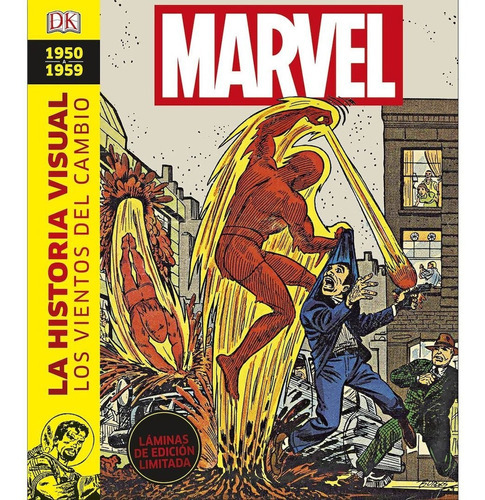 Marvel La Historia Visual Los Vientos Del Cambio 1950-1959, De Cefn Ridout. Editorial Dk, Tapa Dura En Español, 2019