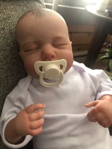 Bebe Reborn Recien Durmiendo, Piel Venas Gris Arrugas | Cuotas sin interés