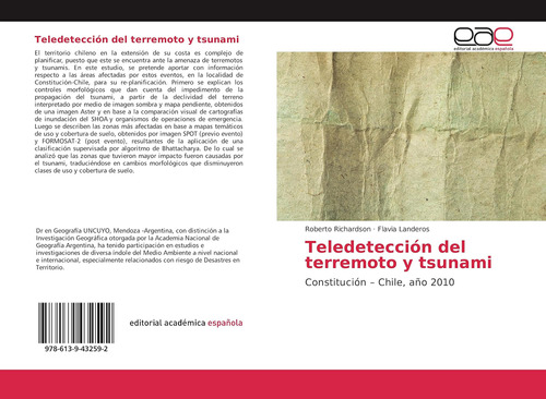 Libro: Teledetección Del Terremoto Y Tsunami: Constitución 