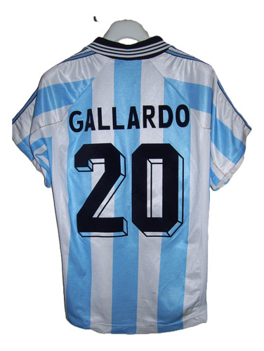 Seleccion Argentina Adidas Copa Del Mundo 1998 #20 Gallardo (Usado)