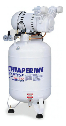 Motocompressor Odontológico Mono Aberto 1hp 60l Chiaperini