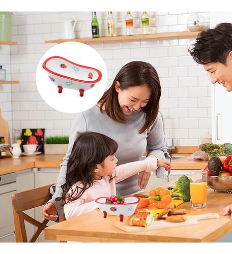 Recipientes De Comida Con Tapas, Frutero, Cerámica