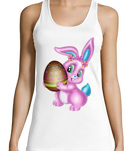 Musculosa Conejo De Pascua Egg Huevo Rabbit