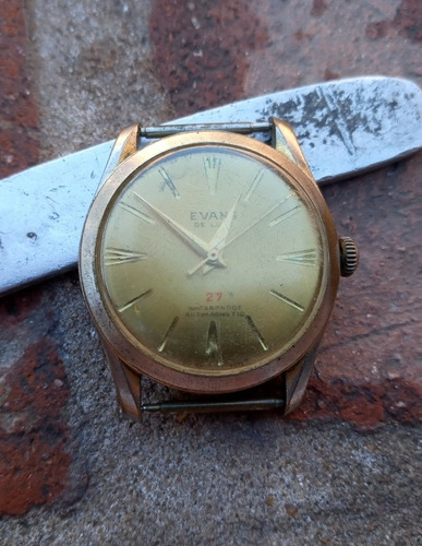 Reloj Evans De Luxe Swiss Made - No Anda, Falta Service